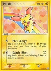 Plusle - EX Hidden Legends - Pokemon card