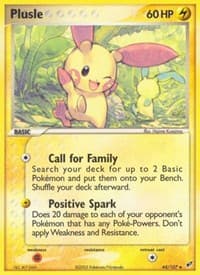 Plusle - EX Deoxys - Pokemon card