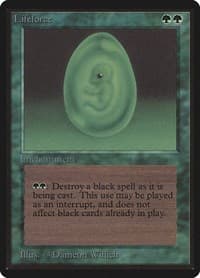 Lifeforce - Beta Edition - Magic: The Gathering card