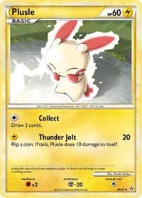 Plusle - Unleashed - Pokemon card