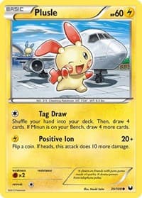 Plusle - Dark Explorers - Pokemon card