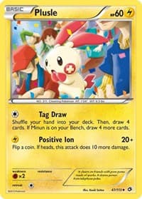 Plusle - Legendary Treasures - Pokemon card