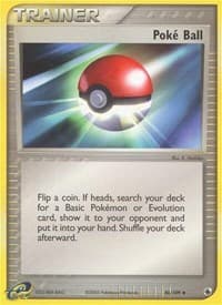 Poke Ball - EX Ruby and Sapphire - Pokemon card