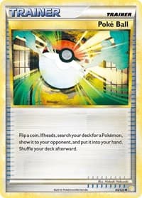 Poke Ball - HeartGold SoulSilver - Pokemon card