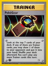 PokeGear - Neo Genesis - Pokemon card
