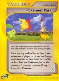Pokemon Park - Aquapolis - Pokemon card