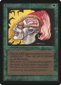 Llanowar Elves - Beta Edition - Magic: The Gathering card