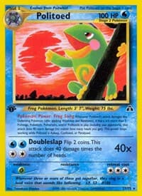 Politoed (27) - Neo Discovery - Pokemon card