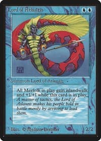 Lord of Atlantis - Beta Edition - Magic: The Gathering card