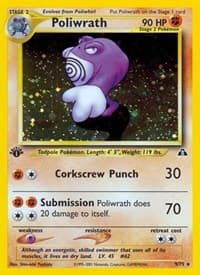 Poliwrath (9) - Neo Discovery - Pokemon card