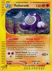 Poliwrath (H24) - Skyridge - Pokemon card