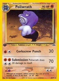 Poliwrath (28) - Neo Discovery - Pokemon card