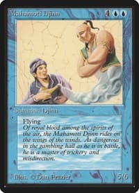 Mahamoti Djinn - Beta Edition - Magic: The Gathering card