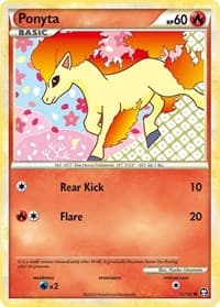 Ponyta - Triumphant - Pokemon card