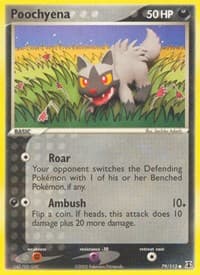 Poochyena - EX Delta Species - Pokemon card