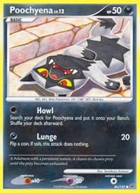Poochyena - Platinum - Pokemon card