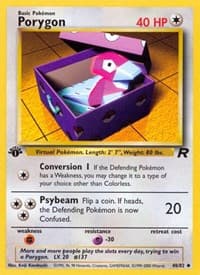 Porygon - Team Rocket - Pokemon card