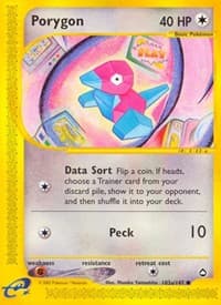 Porygon (103a) - Aquapolis - Pokemon card