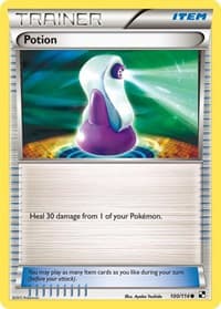 Potion - Black and White - Pokemon card
