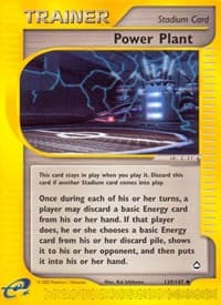 Power Plant - Aquapolis - Pokemon card