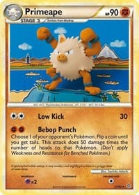 Primeape - Unleashed - Pokemon card