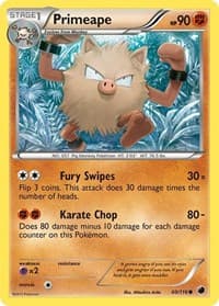 Primeape - Plasma Freeze - Pokemon card