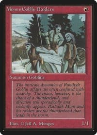 Mons's Goblin Raiders - Beta Edition - Magic: The Gathering card