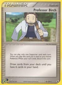 Professor Birch - EX Ruby and Sapphire - Pokemon card
