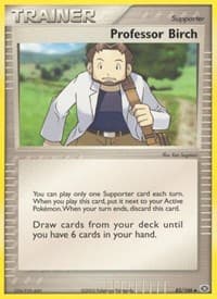 Professor Birch - EX Emerald - Pokemon card