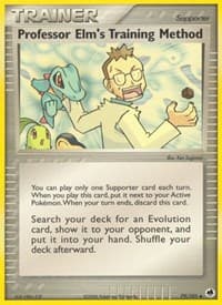 Professor Elm's Training Method - EX Dragon Frontiers - Pokemon card