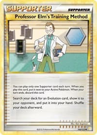 Professor Elm's Training Method - HeartGold SoulSilver - Pokemon card