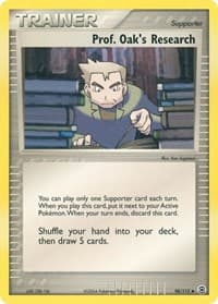 Prof. Oak's Research - EX FireRed & LeafGreen - Pokemon card
