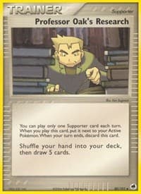 Professor Oak's Research - EX Dragon Frontiers - Pokemon card