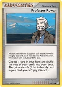 Professor Rowan - Diamond and Pearl - Pokemon card
