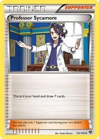 Professor Sycamore - XY Base Set - Pokemon card