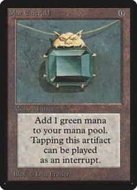 Mox Emerald - Beta Edition - Magic: The Gathering card