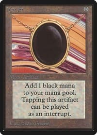 Mox Jet - Beta Edition - Magic: The Gathering card
