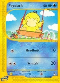 Psyduck - Aquapolis - Pokemon card