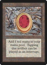 Mox Ruby - Beta Edition - Magic: The Gathering card