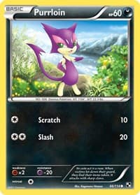 Purrloin - Black and White - Pokemon card