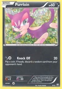 Purrloin - McDonald's Promos 2012 - Pokemon card