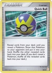 Quick Ball - DP Trainer Kit: Manaphy & Lucario - Pokemon card