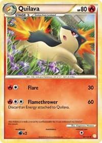 Quilava - HeartGold SoulSilver - Pokemon card