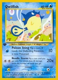 Qwilfish - Neo Revelation - Pokemon card