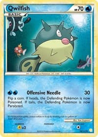 Qwilfish - HeartGold SoulSilver - Pokemon card