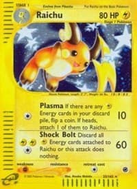 Raichu (25) - Expedition - Pokemon card