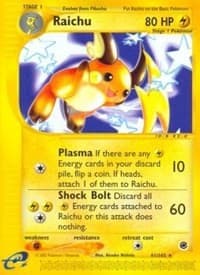 Raichu (61) - Expedition - Pokemon card