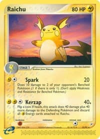 Raichu - EX Team Magma vs Team Aqua - Pokemon card