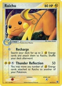 Raichu - EX FireRed & LeafGreen - Pokemon card