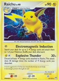 Raichu - Mysterious Treasures - Pokemon card